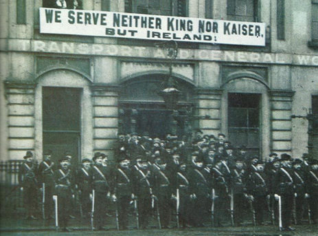 1916 Labour Volunteers outside Liberty Hall